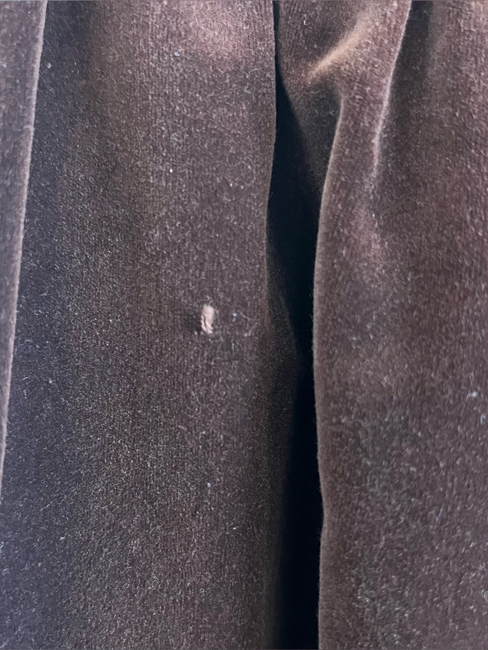 Vintage Brown Velvet Wide Leg Cropped Pant - Picture 10 of 14